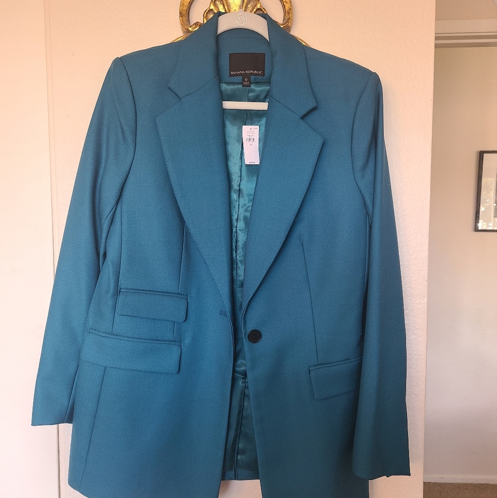 Banana republic lido Italian wool blazer